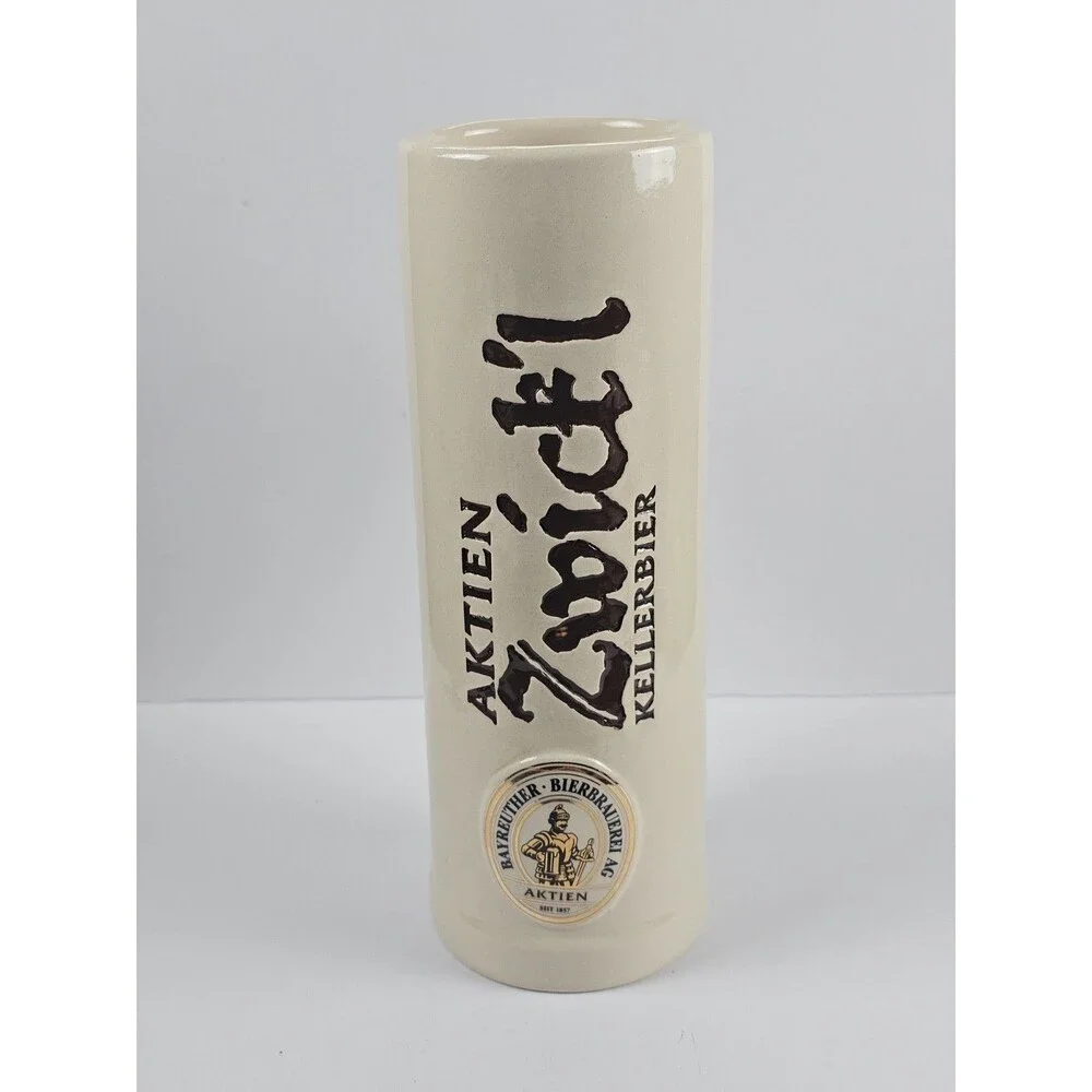 Aktien Zwickl Kellerbier 0.51 Liter Beer Stein, 8.5” DGD Werbeartikel fast Ship